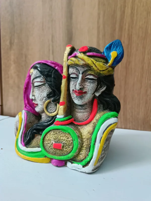 Handcrafted_Radha_Krishna_Decorative_Flower_Pot_/_Pen_Stand