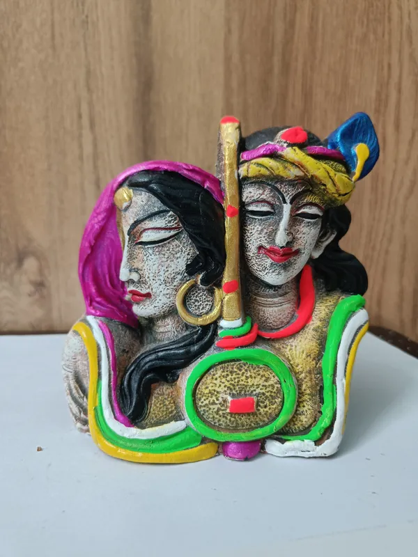 Handcrafted_Radha_Krishna_Decorative_Flower_Pot_/_Pen_Stand