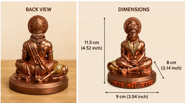 4_inch_Premium_Antique_Copper_Hanuman_Ji_Idol_for_Car_Dashboard_&_Home_Décor_|_Meditating_Bajrangbali_Murti_|_Spiritual_Gift_Item