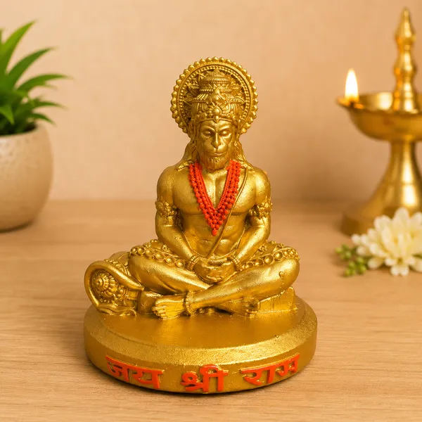 4_inch_Premium_Golden_Hanuman_Ji_Idol_for_Car_Dashboard_&_Home_Décor_|_Meditating_Bajrangbali_Murti_|_Spiritual_Gift_Item