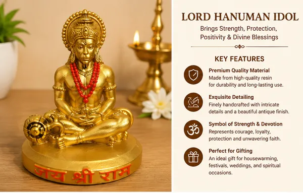 4_inch_Premium_Golden_Hanuman_Ji_Idol_for_Car_Dashboard_&_Home_Décor_|_Meditating_Bajrangbali_Murti_|_Spiritual_Gift_Item