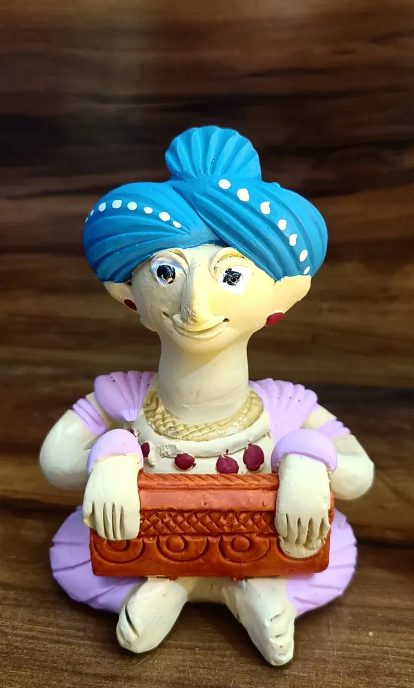 Set_of_5_-Traditional_Handcrafted_Musician_Figurines_|_Colorful_Rajasthani_Folk_Art_Décor_5_Inches_Each