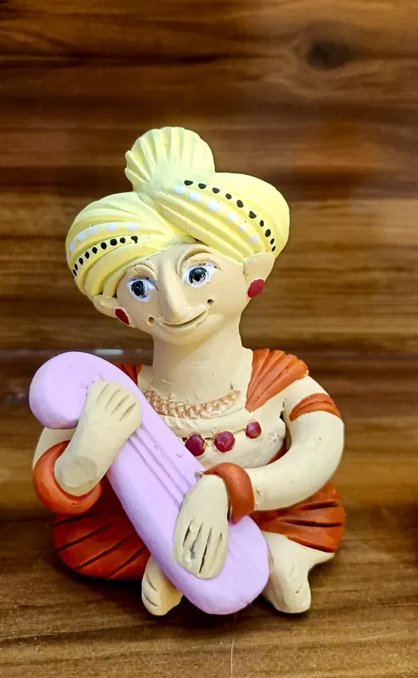 Set_of_5_-Traditional_Handcrafted_Musician_Figurines_|_Colorful_Rajasthani_Folk_Art_Décor_5_Inches_Each