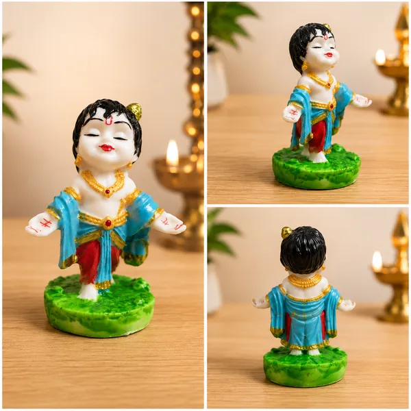 Cute_Laddu_Gopal_/_Baby_Krishna_Idol_for_Car_Dashboard_&_Home_Décor_|_Handmade_Resin_Krishna_Murti_|_Spiritual_Gift_Item