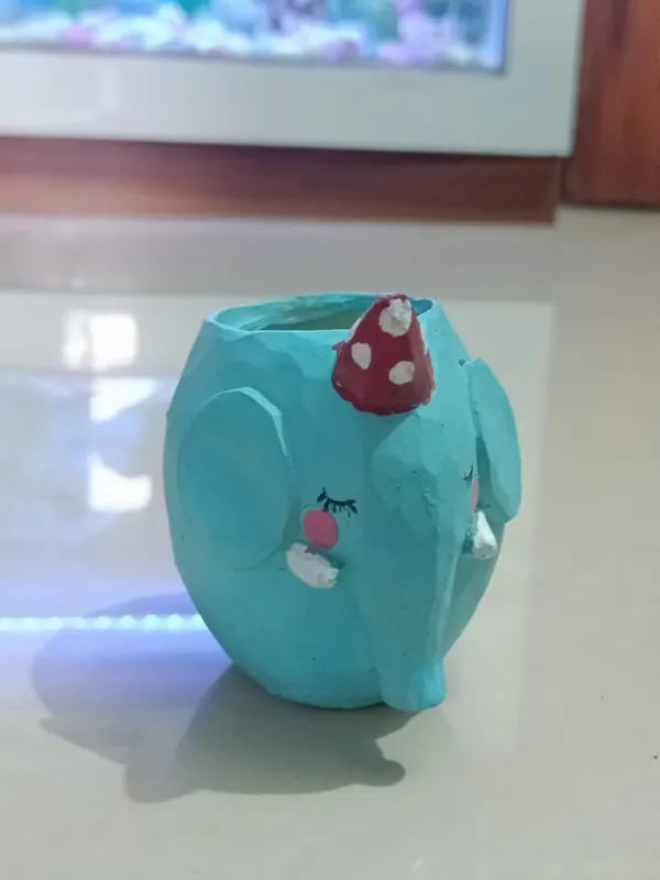 Sky_Blue_Handcrafted_Cute_Blue_Elephant_Planter_Mini_Animal_Pot_For_Succulents_Cactus_Home_Décor_&_Gifting