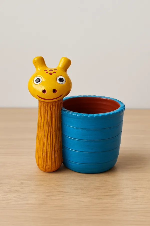 Handmade_Terracotta_Snail_Animal_Shaped_Terracotta_Planter6.5_Inch_x_6_Inch