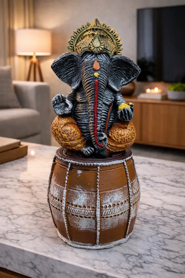Handcrafted_Lord_Ganesha_Idol_Sitting_on_Dholak_12_inch_x_6_inch_–_Decorative_Resin_Statue_for_Home_&_Office