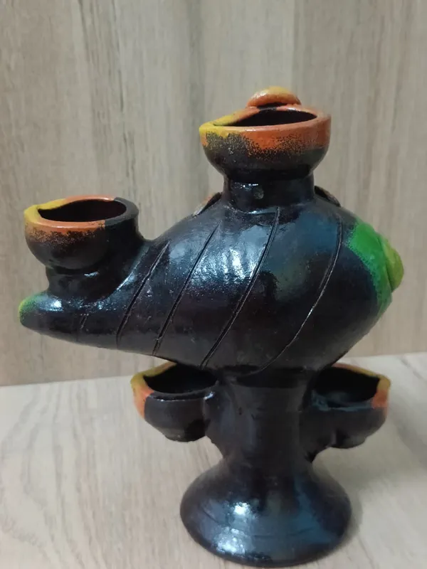 Handmade_yellow_terracotta_diya_�??_elegant,_eco-friendly_oil_lamp_for_Diwali,_puja,_weddings_&_home_décor