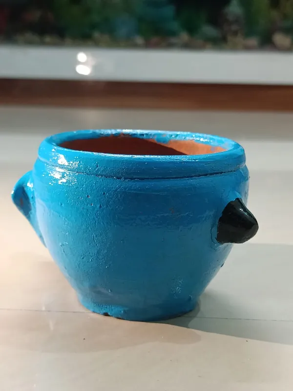 Sky_Blue_Handcrafted_Elephant_Pot_Cute_Mini_Planter_For_Succulents_Home_Decor_&_Gifting