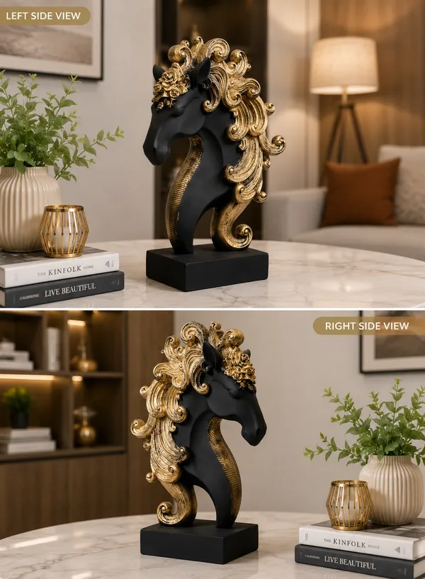 Luxury_Horse_Head_Sculpture_Set_(2_Pieces)_|_Modern_Black_&_Gold_Resin_Decorative_Showpieces_|_Premium_Home_&_Office_Décor_|_Available_in_12_&_15_Inches