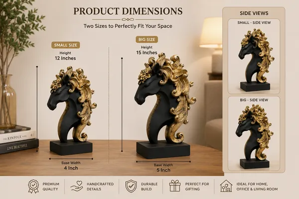 Luxury_Horse_Head_Sculpture_Set_(2_Pieces)_|_Modern_Black_&_Gold_Resin_Decorative_Showpieces_|_Premium_Home_&_Office_Décor_|_Available_in_12_&_15_Inches