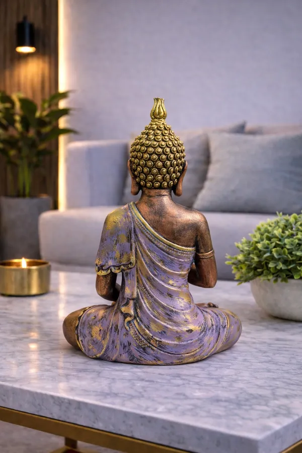 Meditating_Buddha_Statue_–_10_Inch_Decorative_Buddha_Idol_|_Antique_Bronze_&_Lavender_Finish_|_Spiritual_Home,_Office_&_Meditation_Decor