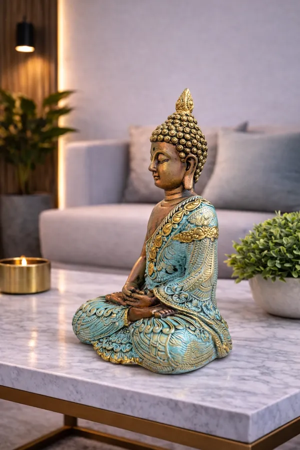 Meditating_Buddha_Statue_–_10_Inch_Decorative_Buddha_Idol_|_Antique_Gold_&_Turquoise_Buddha_Sculpture_|_Spiritual_Home_&_Office_Decor