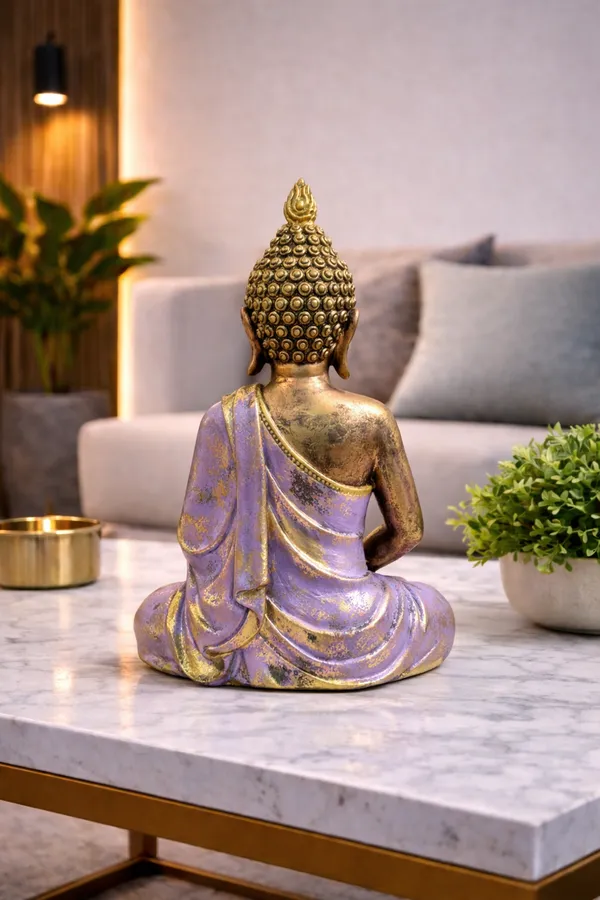 Meditating_Buddha_Statue_–_10_Inch_Decorative_Buddha_Idol_|_Spiritual_Home_Decor_|_Purple_&_Gold_Buddha_Sculpture_for_Living_Room,_Office_&_Meditation_Space