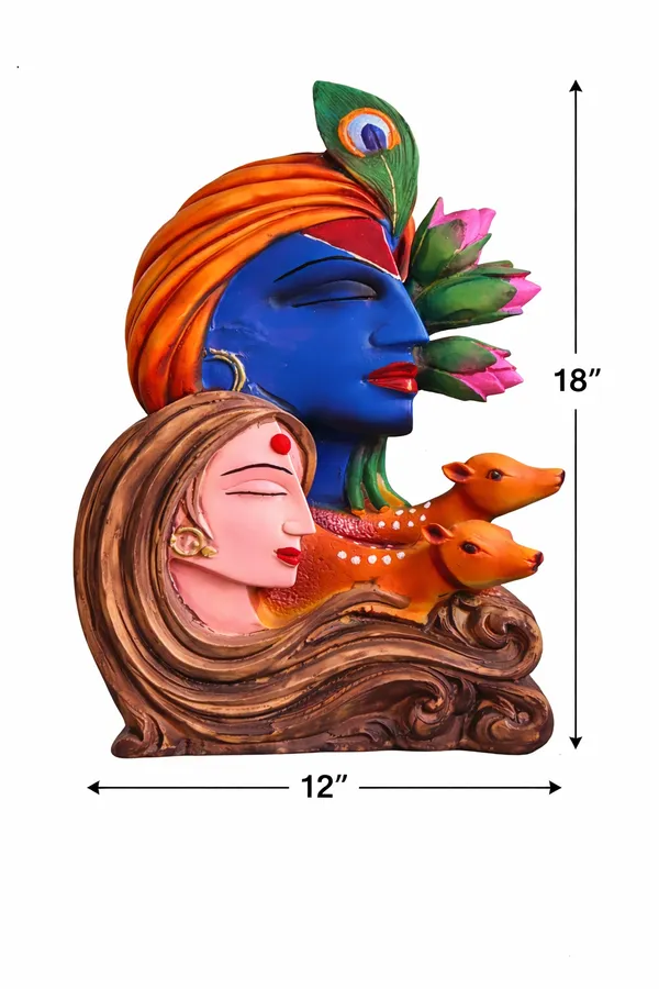 Radha_Krishna_Abstract_Art_Showpiece_with_Deer_–_Handcrafted_Spiritual_Home_Décor_(18_x_12_Inches)