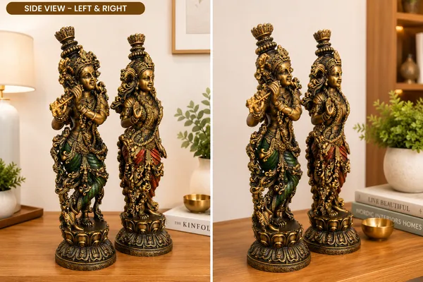 The_Indian_Soil_Radha_Krishna_Idol_Set_|_14_Inch_Decorative_Figurines_|_Antique_Gold_Finish_|_Traditional_Indian_Home_Décor_for_Living_Room,_Pooja_Room,_Office_&_Gifting