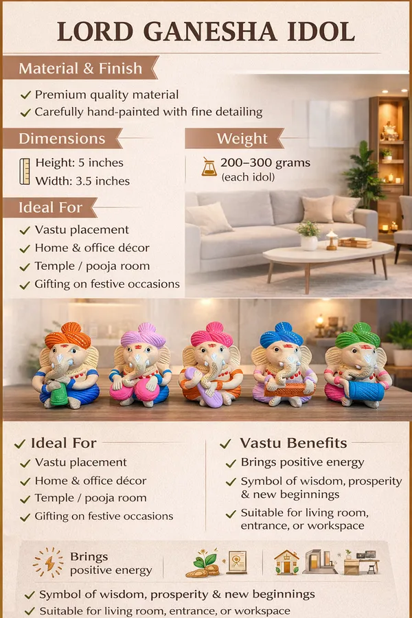 Set_of_5_-Handcrafted_Musical_Ganesha_Figurines_|_Colorful_Clay_Art_Décor