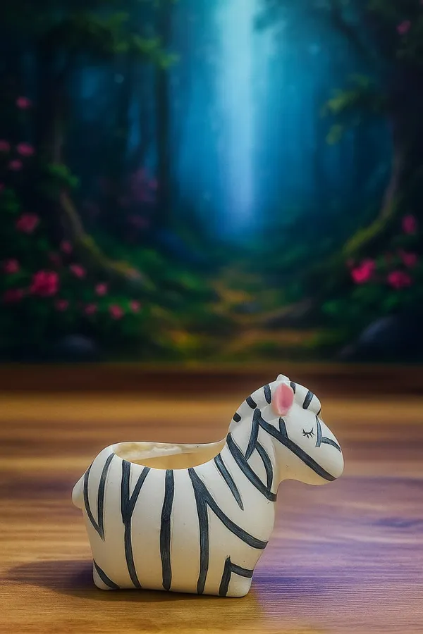 Black_And_White_Mini_Zebra_Shaped_Resin_Planter_Cute_Animal_Pot_For_Kids�??_Room,_Desk,_Or_Home_Decor