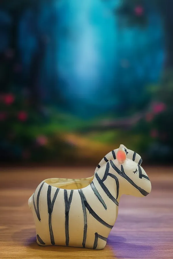 Black_And_White_Mini_Zebra_Shaped_Resin_Planter_Cute_Animal_Pot_For_Kids�??_Room,_Desk,_Or_Home_Decor
