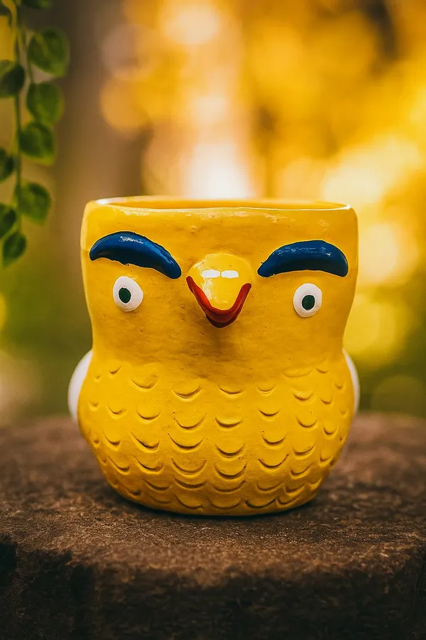 Yellow_Handcrafted_Yellow_Owl_Planter_Ceramic_Pot_For_Indoor_Plants_Animal_Face_Succulent_Pot_For_Home_Office_&_Gift_Decor_(6_In)