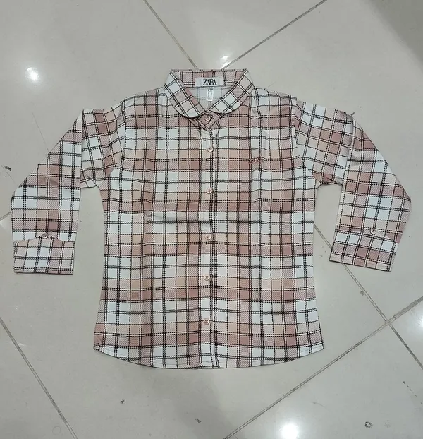 Brown_Cotton_Checked_Casual_Shirt_For_Women