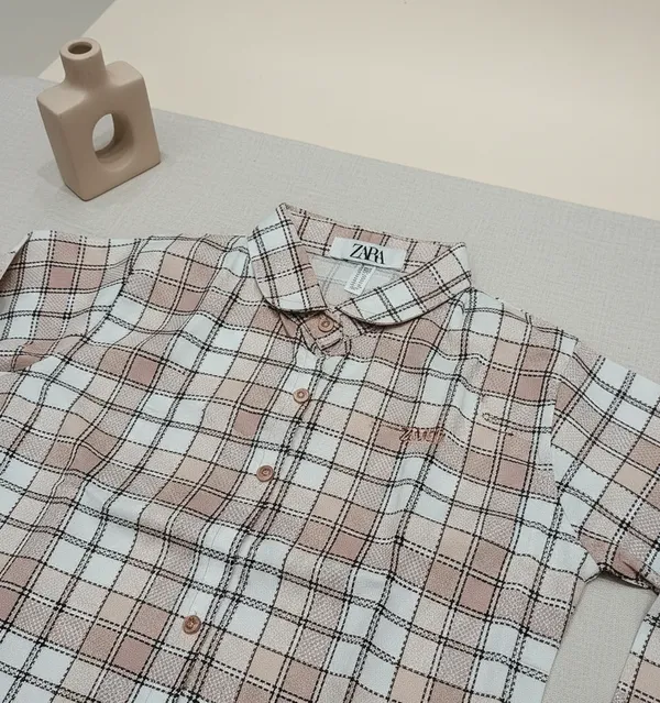 Brown_Cotton_Checked_Casual_Shirt_For_Women