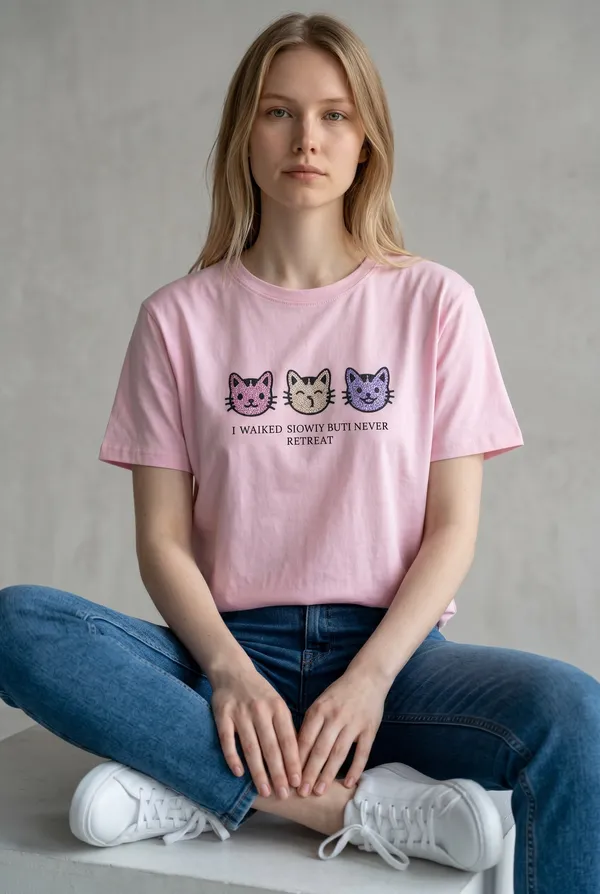 Pink_Cotton_Graphic_Print_T-Shirt_For_Women