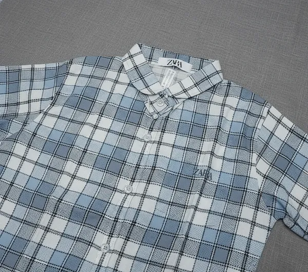 Blue_Cotton_Checked_Casual_Shirt_For_Women
