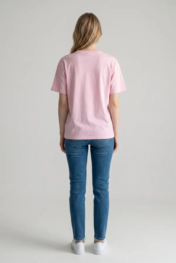 Pink_Cotton_Graphic_Print_T-Shirt_For_Women
