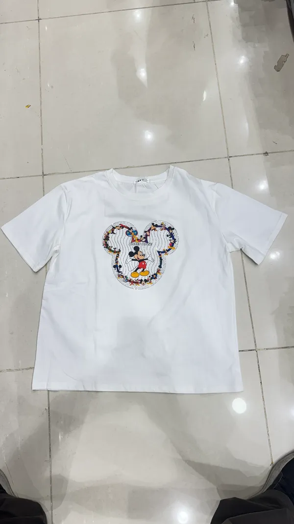 White_Cotton_Sequin_T-Shirt_For_Women