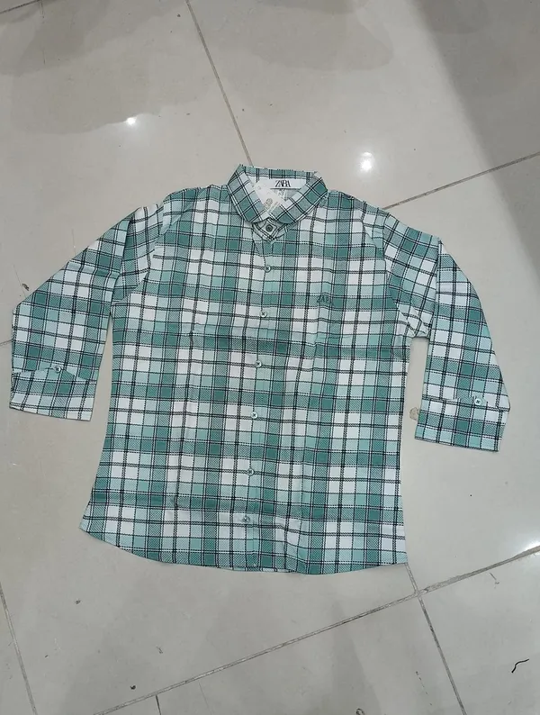 Blue_Cotton_Checked_Casual_Shirt_For_Women