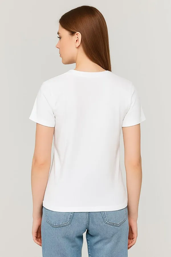 White_Cotton_Cotton_Crew_Neck_T-Shirt_For_Women