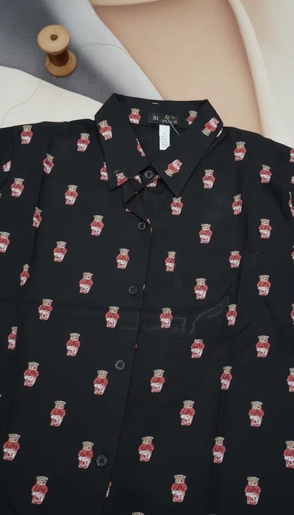 Black_Cotton_Printed_Shirt_For_Women