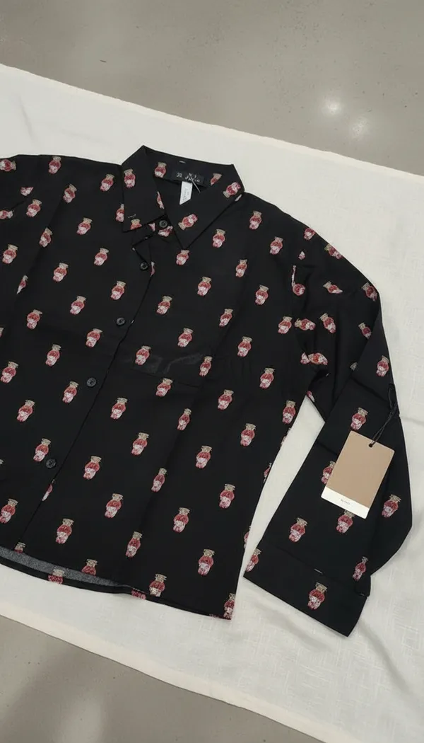 Black_Cotton_Printed_Shirt_For_Women