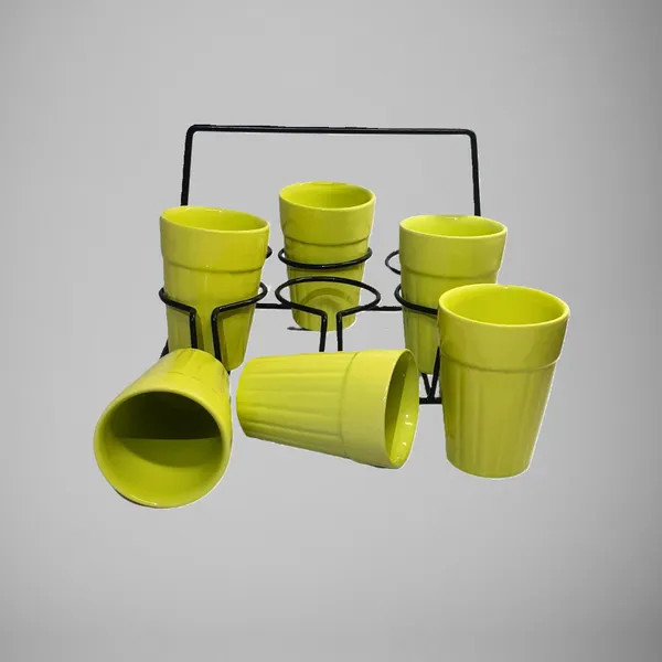 Green_Cutting_Chai_Tea/_Coffee_Glasses_With_Stand_(Pack_Of_6)_(100_Ml)