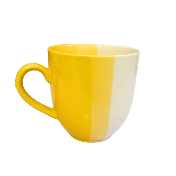 Premium_Ceramic_Tea_Cups_Set_of_4_�_Microwave_&_Dishwasher_Safe,_Elegant_Yellow_&_White_Color,_Perfect_for_Tea,_Coffee_&_Gifting�