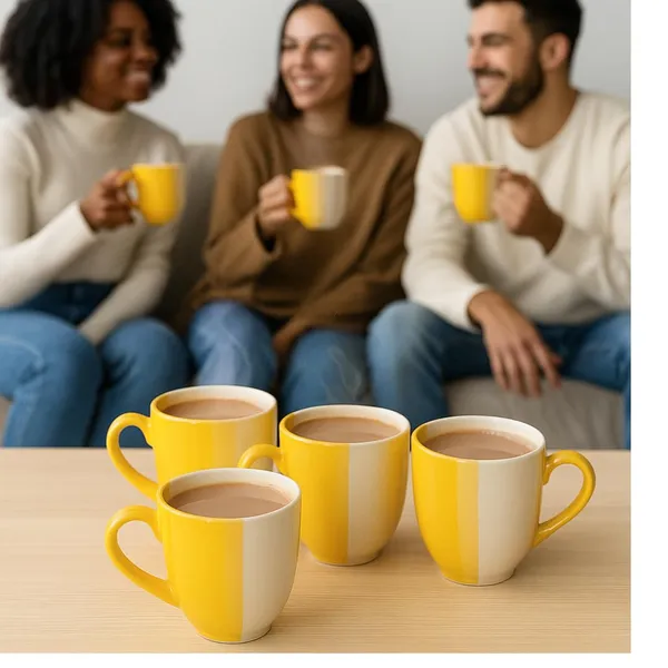 Premium_Ceramic_Tea_Cups_Set_of_6_,Microwave_&_Dishwasher_Safe,_Elegant_Yellow_&_White_Color,_Perfect_for_Tea,_Coffee_&_Gifting