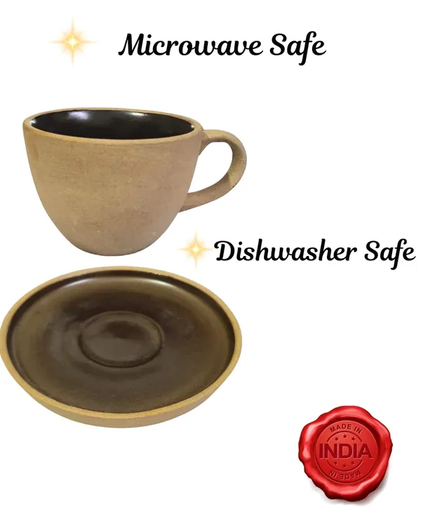 Stylish_Ceramic_Cup_&_Saucer_Set_(Set_of_8-_4_Cups_+_4_Saucer)_(Ideal_for_Coffee_Shots)__Microwave_&_Dishwasher_Safe_Tea/Coffee_Cup_|_Durable_Made_in_India_Ceramic_Mug_-_(Brown_&_Mud_Color)_-_Set_of_8_(4_Cup_+_4_Sacuer)