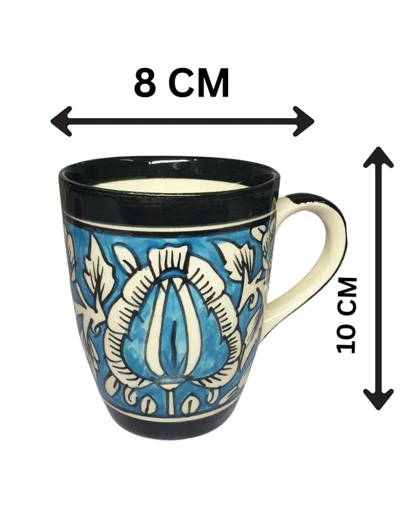 Sky_Blue_&_Black_Floral_Mughal_Art_Handcarfted_Ceramic_Tea/_Coffee_Mug_(250_Ml)