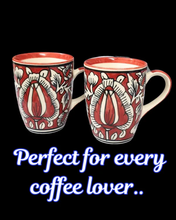 Red_Floral_Mughal_Art_Handcrafted_Ceramic_Tea/_Coffee_Mug_(250_Ml)