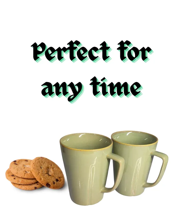 Olive_Green_Premium_Porcelain_Glossy_Tea/_Coffee_Mug_Set_(300_Ml)