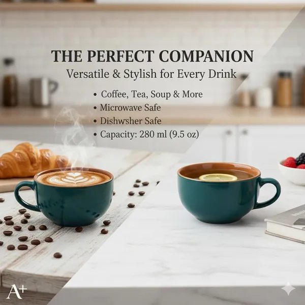 Artisan_Crafted_Fine_Porcelain_Capuccinno/Coffee_Mug_(280ml)_|_Dual-Tone_Green_&_Tan_Brown_|_Lightweight,_Microwave_&_Dishwasher_Safe,_Ceramic_Tea_Cup_for_Home_&_Office_-_Pack_of_1