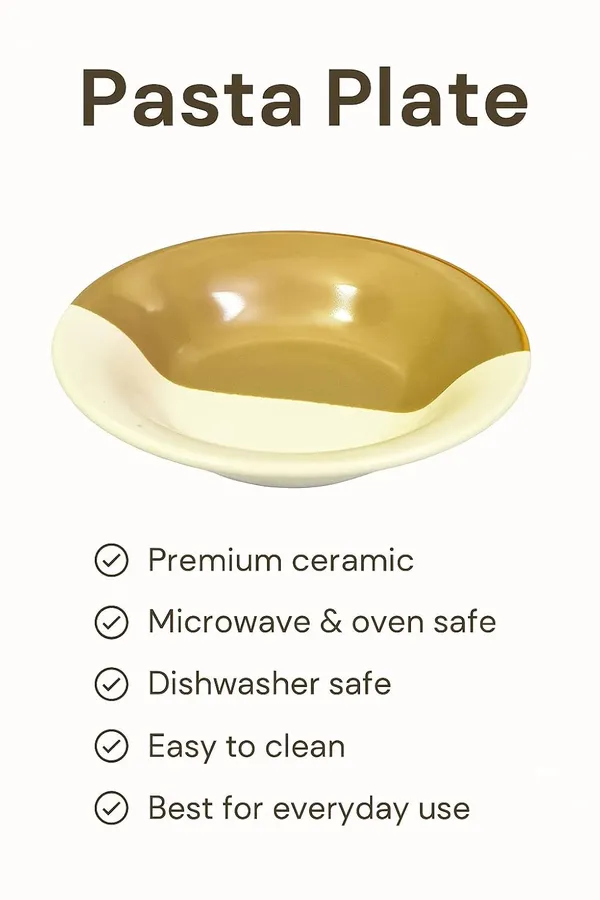 Brown_&_Off_White_Premium_Ceramic_Double-Tone_Design,_Microwave_Safe_Pasta/_Noodles/_Soup_Plate_(9_X_2.5_Inch)