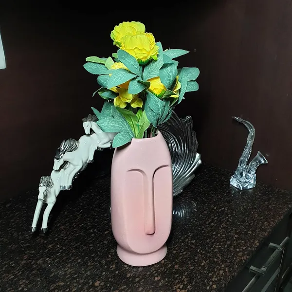 Pink_Glossy_Finish_Ceramic_Oblong_Face_Shape_Flower_Vase_(Pack_Of_1)_(11_Inch)
