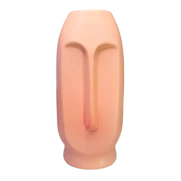 Pink_Glossy_Finish_Ceramic_Oblong_Face_Shape_Flower_Vase_(Pack_Of_1)_(11_Inch)