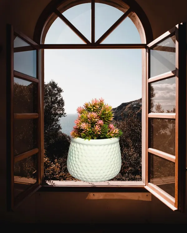 White_Matt,_Handi_Shape_Dotted_Ceramic_Planter_For_Plants
