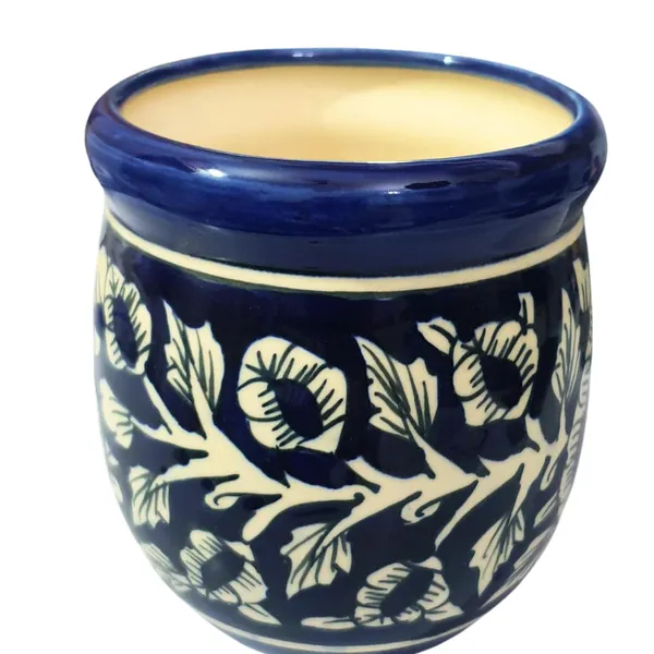 Blue_&_White_Beautiful_Handcrafted,_Mughal_Art_Design_Ceramic_Pot_For_Home,_Office_Or_Any_Space_(Plant_Not_Included)_(‎11D_X_11W_X_14H_Cm)
