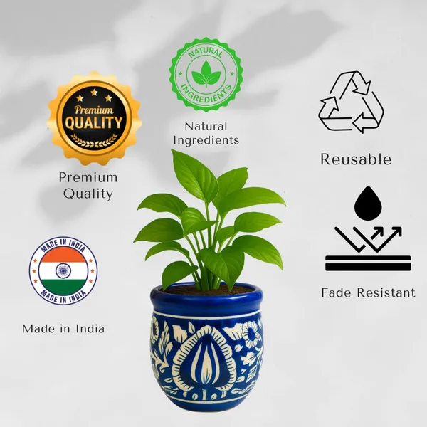 Blue_&_White_Beautiful_Handcrafted,_Mughal_Art_Design_Ceramic_Pot_For_Home,_Office_Or_Any_Space_(Plant_Not_Included)_(‎11D_X_11W_X_14H_Cm)