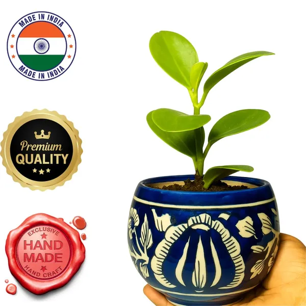 Blue_&_White_Beautiful_Ball_Shape_Handcrafted,_Mughal_Art_Design_Ceramic_Pot_For_Home,_Office_Or_Any_Space_(Plant_Not_Included)_(‎11D_X_11W_X_10H_Cm)