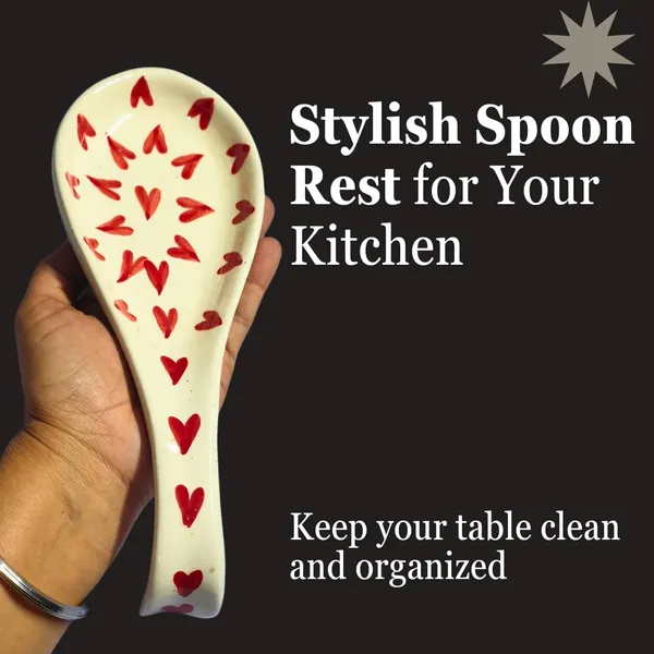 Off-White_Ceramic_Serving_Spoon_Rest_Cum_Spatula_Holder_For_Kitchen_Counter_Top/_Dinning_Table_(23_Cm)